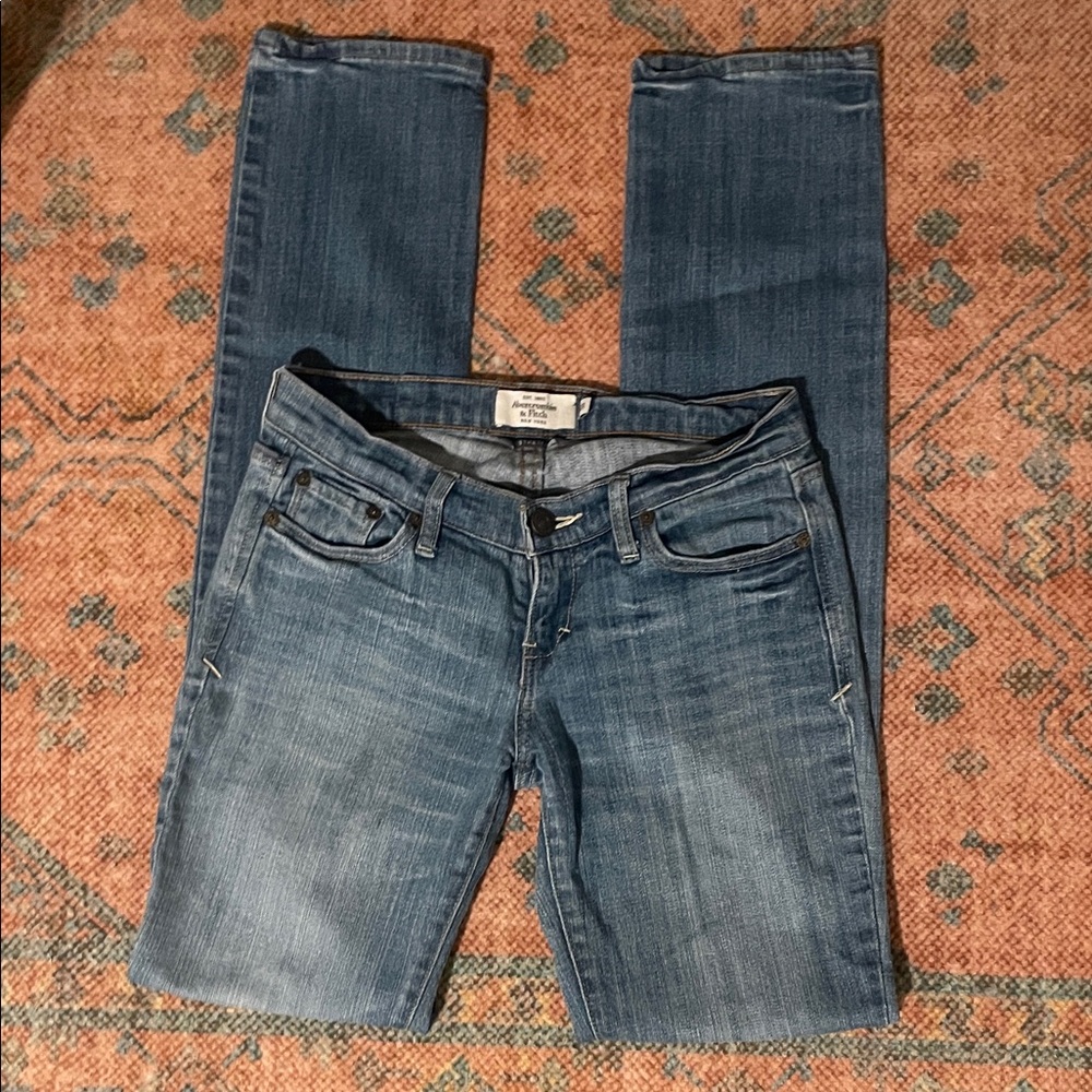 Abercrombie Low Rise Erin Skinny Jeans | Size 00R | Light Wash